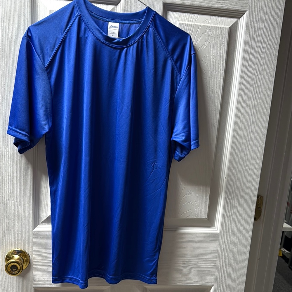 NEW Blue Performance Men's Shirt UPF 50+ Unisex swim